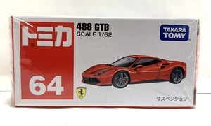 Takara Tomy / Tomica No.64 Ferrari 488 GTB / 1:62 - Picture 1 of 4