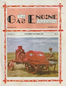 The Gas Engine Magazine Volume 15 No. 6 November-December 1980 - Foto 1 di 1