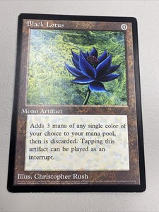 Magic the Gathering Black Lotus Oversized Promo Card 