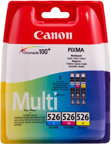 Canon 4541B009 CLI-526 Multipack Colors Original Pixma MG5150/MG5250/6150 - Image 1 of 1