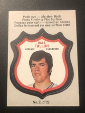 1972-73 O-Pee-Chee Player's Crests Dale Tallon #21