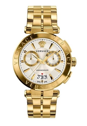 Orologio da polso Versace VE1D00419 Aion Cronografo Oro Acciaio Inox Medusa