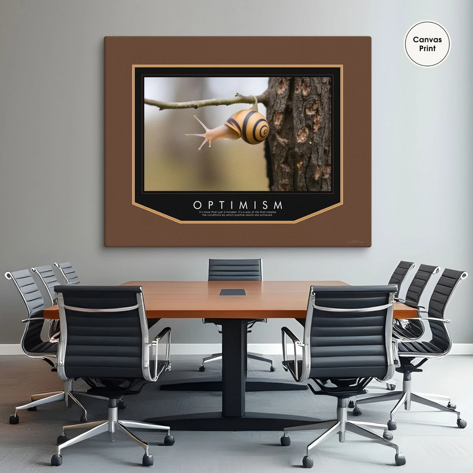 Pôster motivacional, otimismo, arte de parede motivacional, citações motivacionais - Imagem 1 de 1