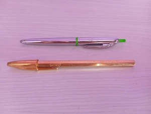 π₯π₯π₯ Penna BIC Cristal shine Celebrate Oro + Metal BIC lotto vintage π₯π₯π₯ - Foto 1 di 5