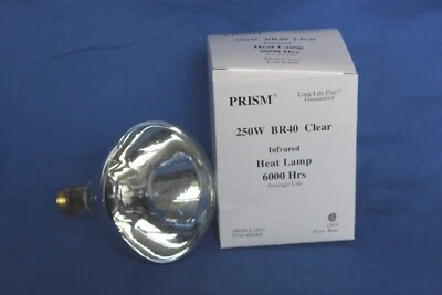 Halco BR40CL250/1 IR Heatlamp 250 W (New) - Image 1 of 4