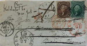 US Scott 68 and 75 on cover - Picture 1 of 2