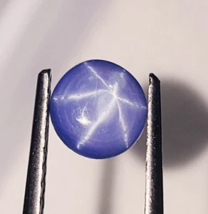 Natural 6 Rays Star Blue Sapphire 0.70 Ct Certified Loose Gemstone Ring Size - Picture 1 of 8