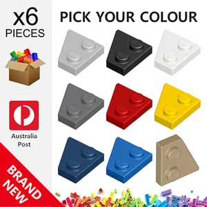 6x Genuine LEGO™ - Wedge Plate 2 x 2 Right - 24307 New Parts - Picture 1 of 15