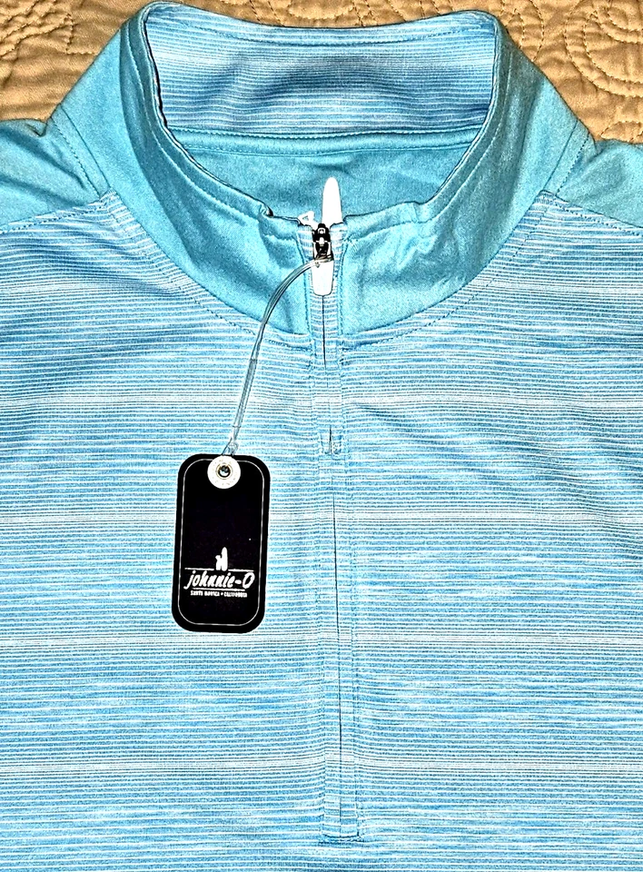 JOHNNIE-O MENS MEDIUM SULLY 1/4-ZIP CURRANTPULLOVERSWEATER-