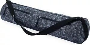 YOGA DESIGN LAB | The Yoga Bag | Eco Luxury Yogamattentasche - Mandala Charcoal - Bild 1 von 6