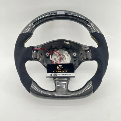 Volante LED de fibra de carbono para Maserati GT Granturismo Sport 2008-2019 Foto 1 de 4