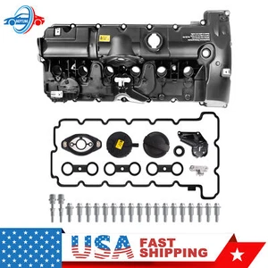Engine Valve Cover W/ Bolts PVC Cap Fit BMW E70 E82 E90 X5 328i 528i 128i 528xi - Picture 1 of 9