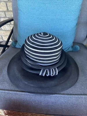 Women's New Curling Sun Hat Elegant Top Hat Mesh Sun Protection Sun Hat - Image 1 of 3