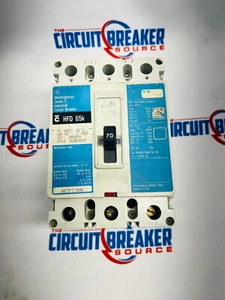 WESTINGHOUSE HFD3070 ,CIRCUIT BREAKER, 3P/70A/600V /65kA, - Picture 1 of 4