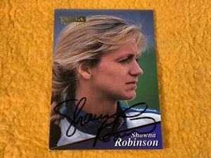 V5-15 SHAWNA ROBINSON HANDSIGNIERTE NASCAR TRADING CARD - 1994 TRAKS - Bild 1 von 2