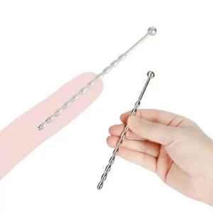 Stainless Steel Urethral Plug Sounding Penis Plug Rod Urethra Dilator BDSM Male - Picture 1 of 13