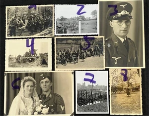 8x Deutsches F. Flak Polnische Gefangene bei Debica Polen Grenze Fotoalbum Polen - Bild 1 von 10