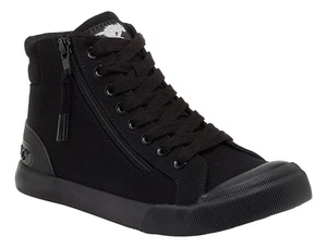 Rocket Dog Jazzin Hi Womens Black Casual Zip Up Ankle Boots - Picture 1 of 7