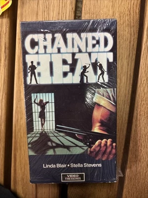 Chained Heat VHS 1983 Video Treasures Linda Blair Stella Stevens Classic B Movie - Image 1 of 4