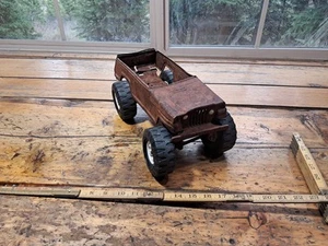 Vintage Metal Tonka Jeep Toy Rusty For Restoration Os217 - Picture 1 of 4