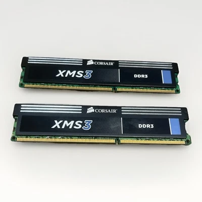 Corsair XMS3 CMX8GX3M2A1333C9 DDR3 SDRAM 2 × 4 GB DDR3-1333 MHz - FAST SHIPPING - Image 1 of 3