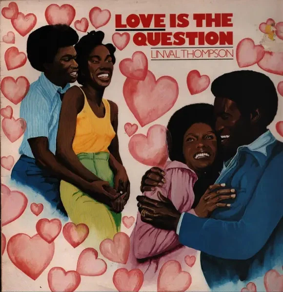LP Linval Thompson Love Is The Question GREEN VINYL NEAR MINT Burning Sounds - Bild 1 von 1
