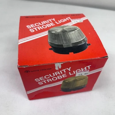 Luz estroboscópica de seguridad para casa segura alarma de emergencia 49 527 amarillo xenón Foto 1 de 4