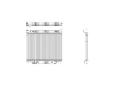 Radiador 58316NXGQ 2009 2010 2011 2012 2013 para Ford E450 Super Duty 2008-2014 Foto 1 de 2