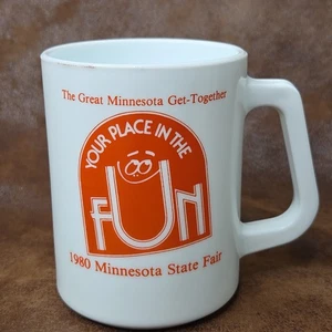 Taza de café vintage 1980 Minnesota State Fair taza tu lugar en la diversión - Imagen 1 de 6