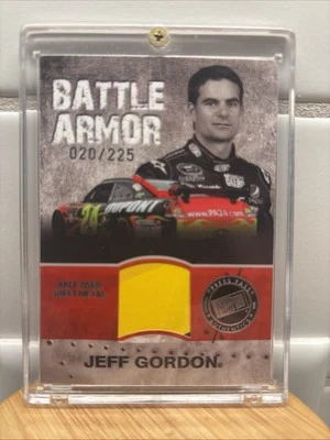 2010 Press Pass Battle Armor Silver /225 Jeff Gordon #BA-JG! - Image 1 of 2