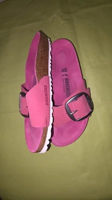 Tolle Birkenstock Madrid Big Buckel Damen Echtleder Pantoletten Sandalen Gr.40  - Bild 1 von 4