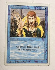 MTG “Counterspell” Magic The Gathering Revised Blue Interrupt Card