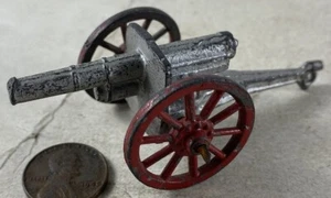 Vintage 1930's Lead Barclay Manoil Artillery Cannon About 1” tall - Picture 1 of 3