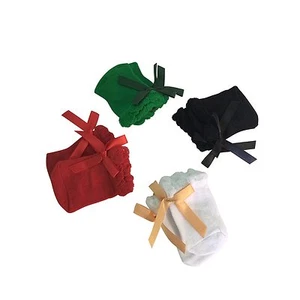 Doll socks - Knee Highs set of 4 - Red, Black, Green, Ivory Fits 18 Inch Dolls - Picture 1 of 5