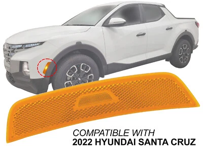Luz repetidora lateral LED frontal 2022 Hyundai Santa Cruz driver side 92301K5000 - Imagem 1 de 3