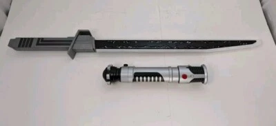 Star Wars Darksaber Lights & Sound & Blue Lightsaber W/Light* Read Description  - Image 1 of 4