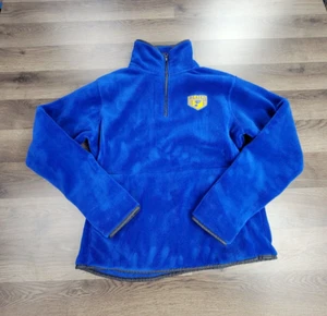 St. Louis Blue 1/4 Zip Pullover Jacket Large Blue Women Casual Mock NHL Sweater - Picture 1 of 11