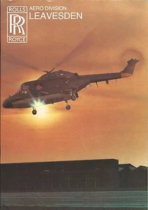 Brochure - Rolls-Royce - Aero Division Leavesden Helicopter Gas Turbine (B498) - Picture 1 of 1