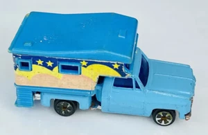 Kidco Tough Wheels Pick Up Truck with Camper 1/60 Scale Hong Kong 1980s Toy - Picture 1 of 6