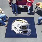 NFL - Los Angeles Chargers Tailgater Rug - 5ft. x 6ft. - Chargers Helmet Logo Only $124.99 on eBay