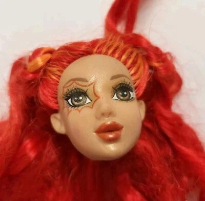 MUÑECA BARBIE CABEZA SOLO PELO NARANJA FAIRYTOPIA 2006 REPUESTO O MUÑECA ROBLE Foto 1 de 3