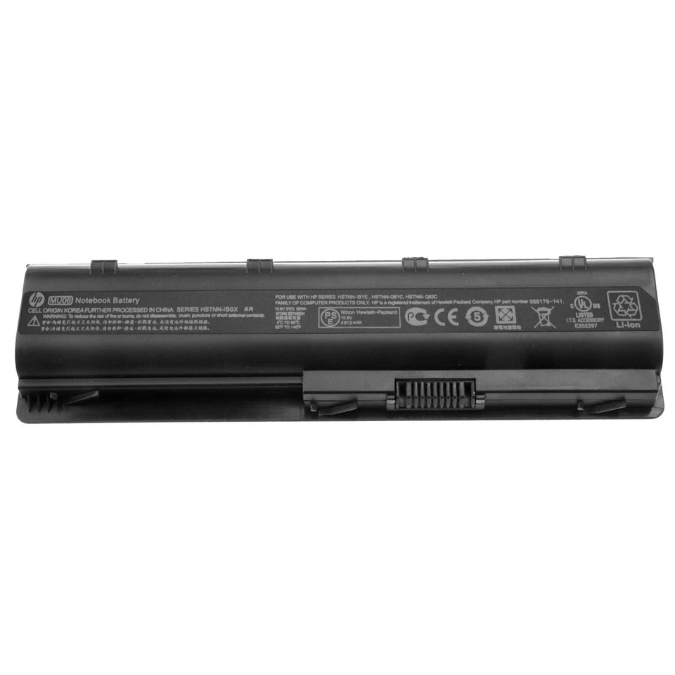 Bateria de laptop genuína MU06 CQ42 para HP Pavilion DV6 G6 G7 DM4 G72 593553-001 - Imagem 1 de 4