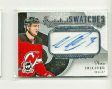 2018-19 UPPER DECK THE CUP NICO HISCHIER SCRIPTED SWATCHES 2/35 #SW-NH! DEVILS!