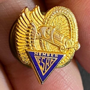 CSRA Central States Racing Assoc. c1940's Enameled Lapel Pin "Member" VGC Scarce - Picture 1 of 6