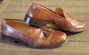 Johnston & Murphy Signature Series Men's Kiltie Tassel Loafers Size 11 - Picture 1 of 5