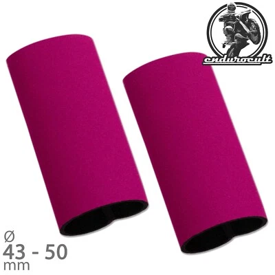 Neopren Gabelschützer kurz pink bis 50 mm (Gabel,Schützer,Gabelschutz,43,46,48) - Bild 1 von 4