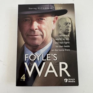 Foyles War Set 4 DVD Boxed 4 Disc PBS Michael Kitchen ACORN MEDIA - Foto 1 di 9