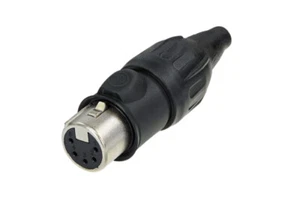 Neutrik NC5FX-TOP 5 polos conector de cable hembra verdadera protección exterior (EXCELENTE) - Imagen 1 de 3