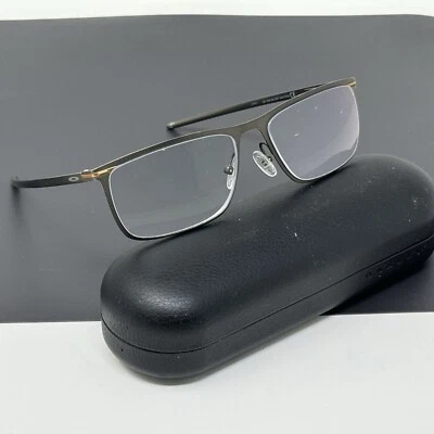 Oakley Tie Bar OX5138-0255 Hombres Satinado Oliva Borde Completo Marco de Anteojos Rectangular Foto 1 de 4