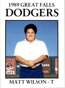 1989 Great Falls Dodgers Sports Pro #32 Matt Wilson